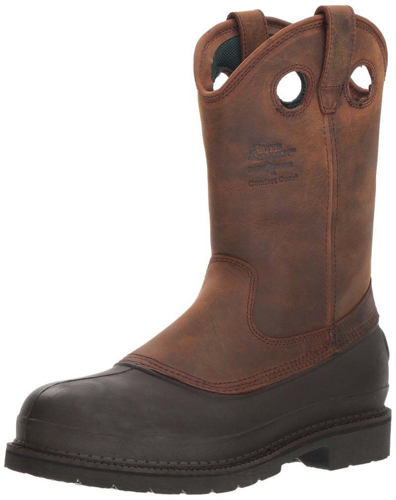 Georgia Boot Muddog Wellington Work Boot, Mississippi Brown, Size 10.5(M) - Image 1